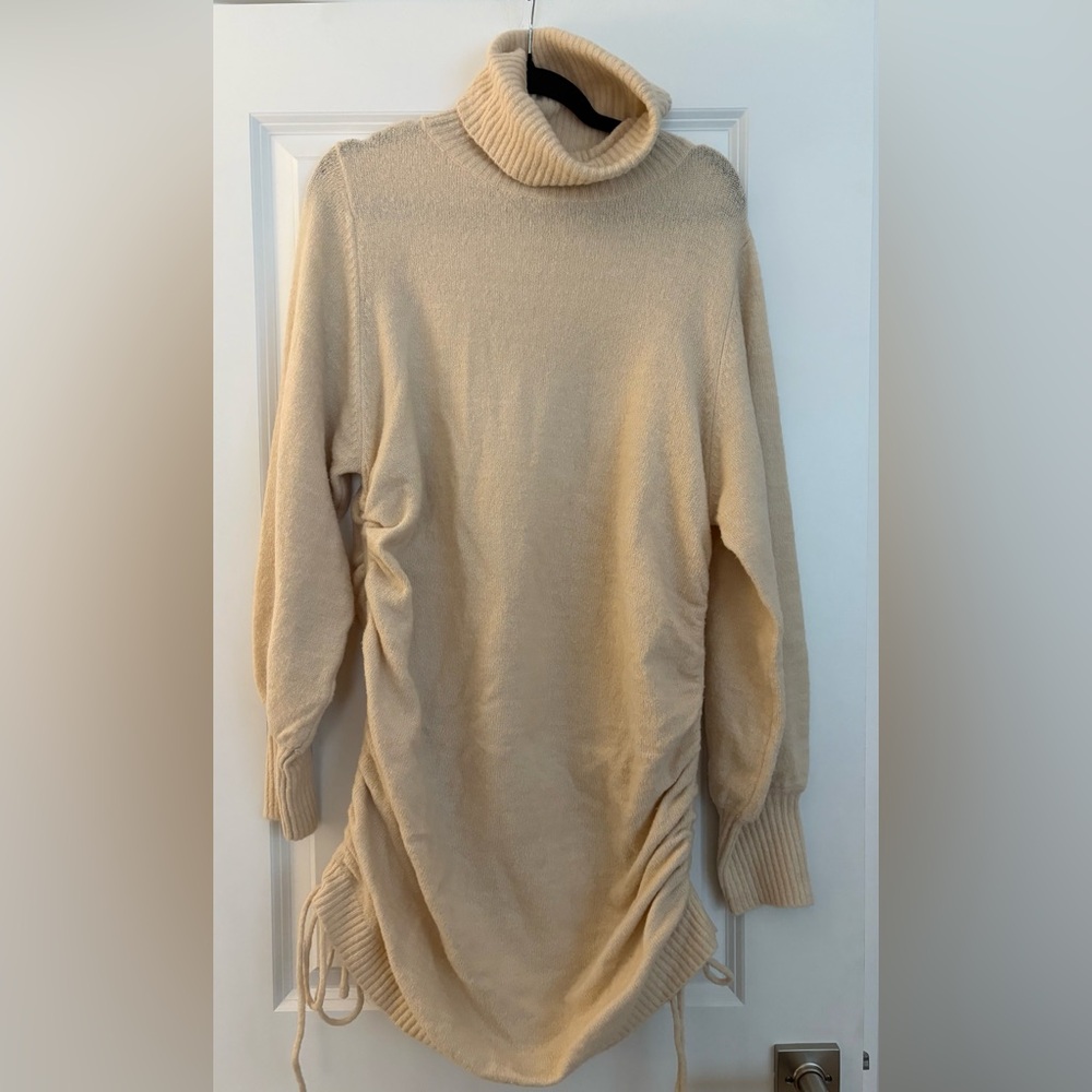 Princess Polly Tan Turtleneck Mini Dress - Worn Once!